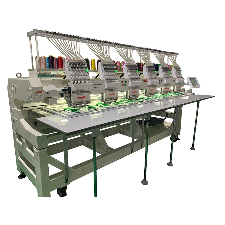 کمرشل 6 ہیڈز 15 سوئیاں ایمبرائیڈری مشین